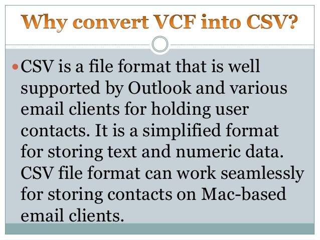 vcard to csv converter for mac